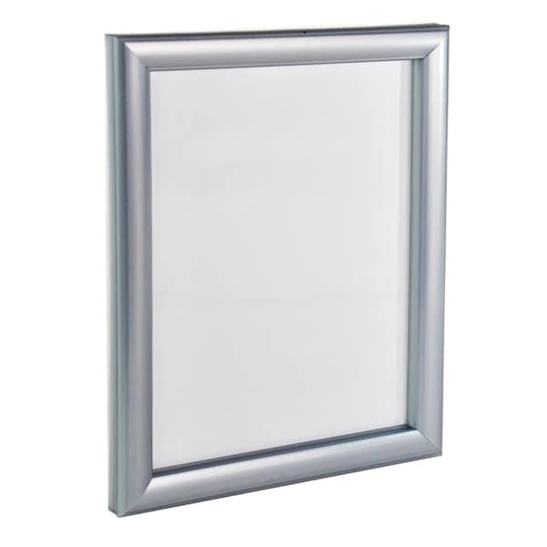 Wall Mount Plastic Snap Poster Frame 8.5'' x 11'' Portrait/Landscape Sign Holder Frame, 4PK